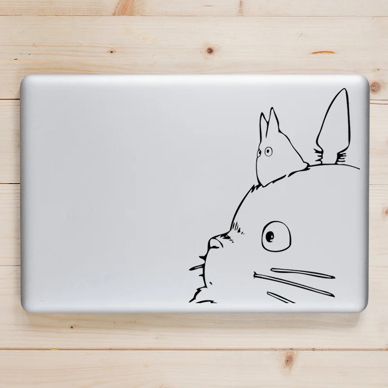 Totoro Cartoon Laptop Decal for Apple Macbook Sticker Pro Air Retina 11 12 13 14 15 inch HP Mac Book Skin Notebook Decor Sticker