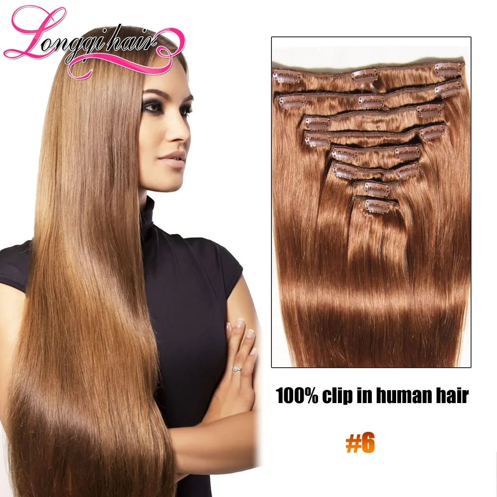 2016 Best Selling Virgin Remy Hair 100 Clip In Human Hair