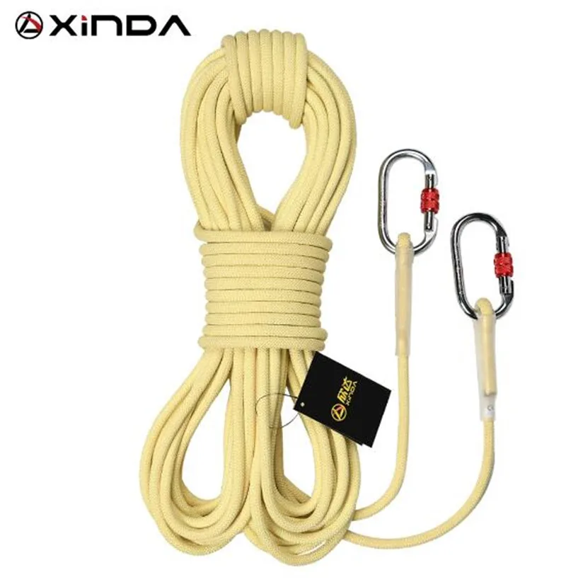 شيندا Escalada 10 M Paracord تسلق الصخور في الهواء الطلق المشي حبل إنقاذ 8 مللي متر القطر 9KN عالية قوة الحبل التخييم المعدات