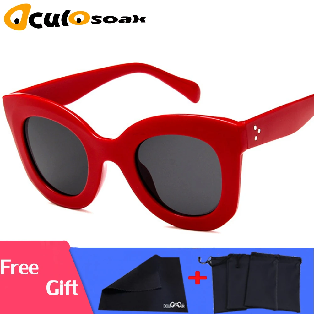 2019 Fashion Design Cat Eye Sunglasses Women Sun Glasses Mirror Gradient Lens Retro Gafas Eyewear Oculos de sol UV400