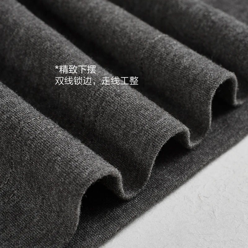 2019 autumn and winter new men's light luxury wool seamless thermal underwear V-neck autumn clothes youth thin section 2019 autumn and winter new men's light luxury wool seamless thermal underwear V-neck autumn clothes youth thin section