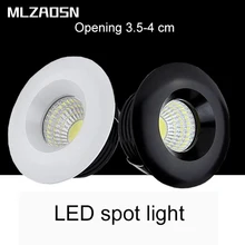 MLZAOSN ультра-тонкий Светодиодный точечный светильник 3 Вт винный кулер с подсветкой встраиваемый настенный светильник s фон потолочный светильник коммерческий светильник ing