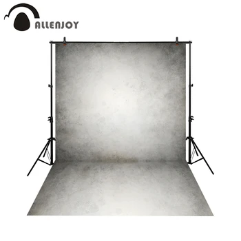 

Allenjoy Thin Vinyl cloth photography Backdrop gray and black Background For Studio Photo Pure Color photocall MH-092 backdrop