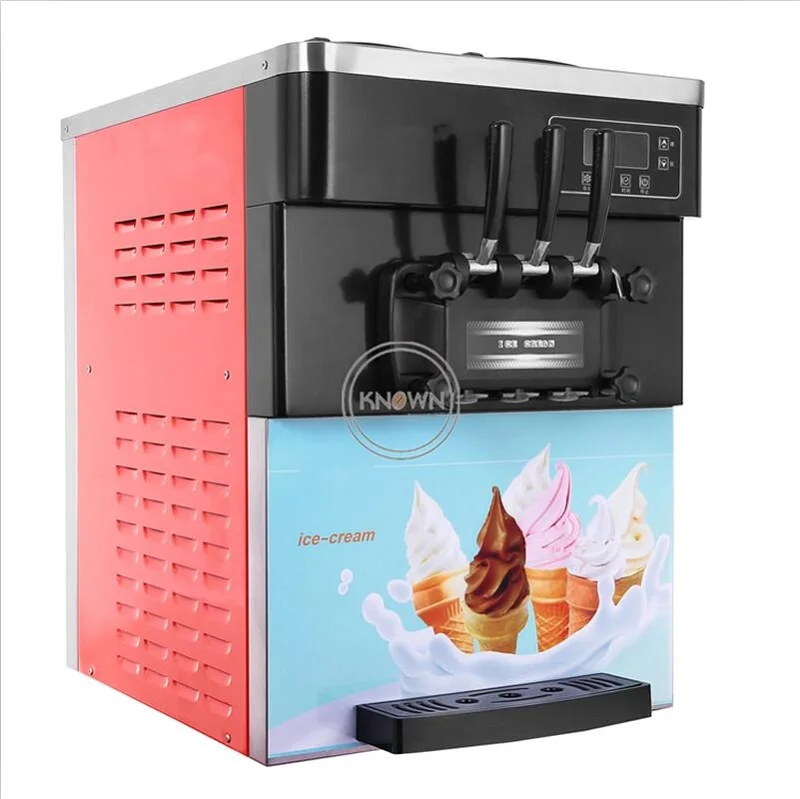 

20-28L/H Table top Italian yogurt soft serve ice cream making machine