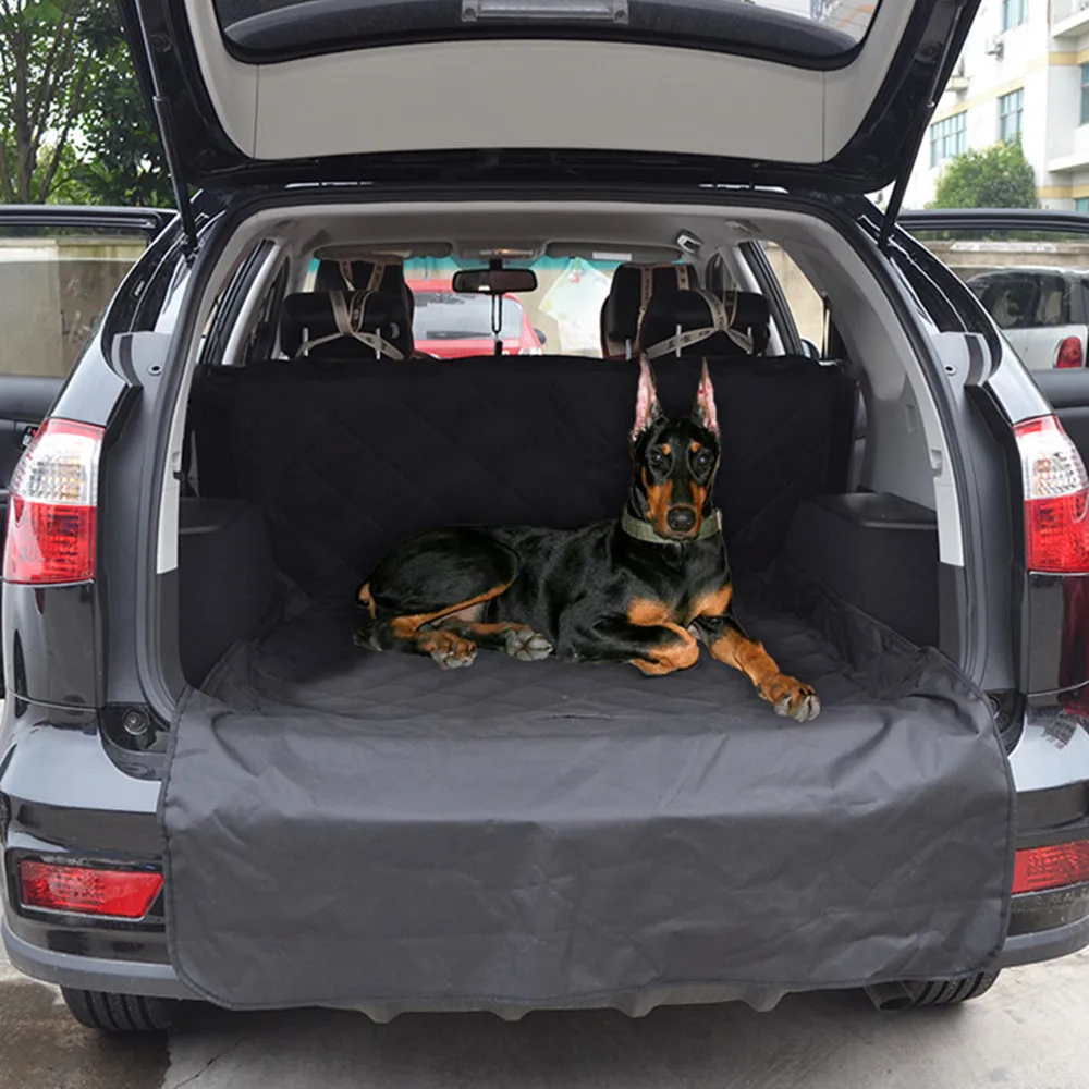 Pet Car Rear Seat Cover Tear Resistant Non Slip Trunk Protector Large Size For SUV Pet Barrier