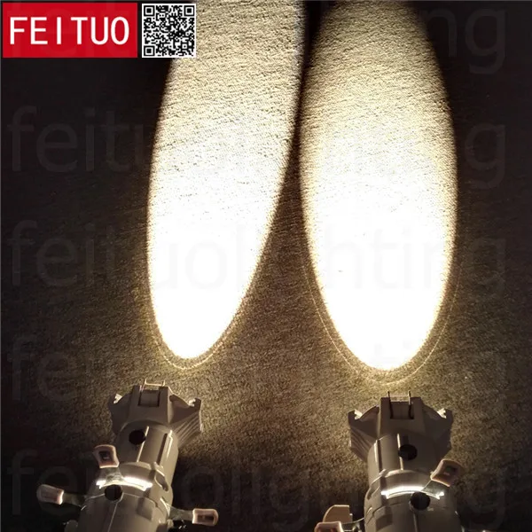 2 шт./лот 20 Вт светодиодный профиль Точечный светильник эллипсоидальный светильник мини Leko WW/CW 2в1 Gallary Studio tv lightitng DMX или беспроводной