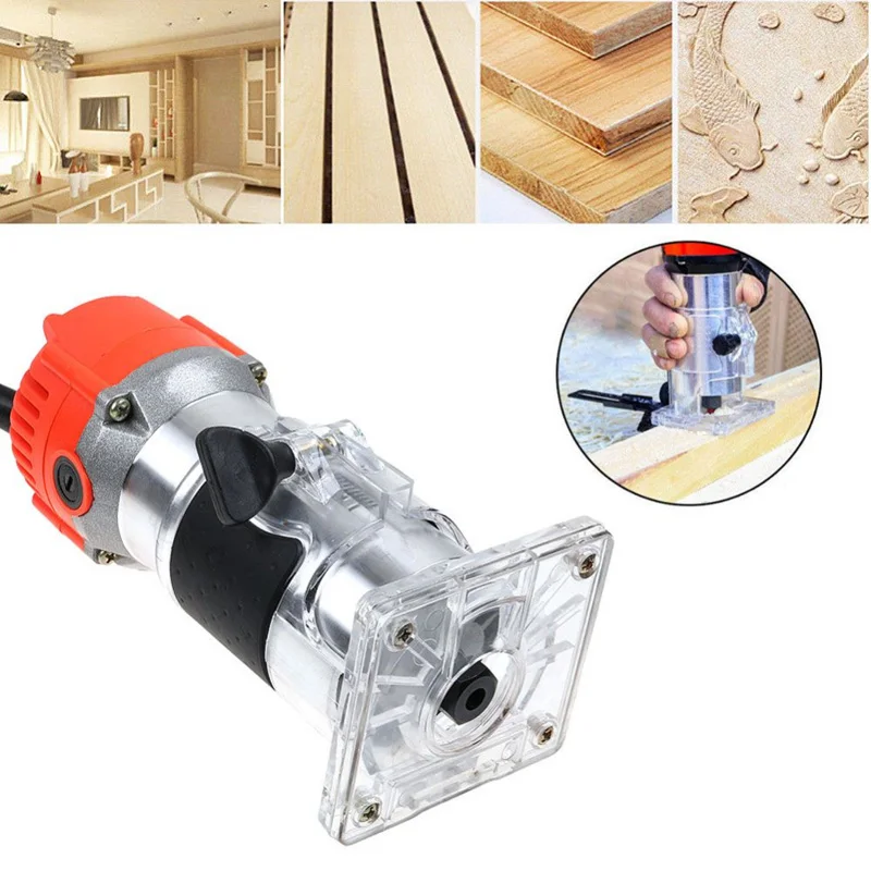 

110v 800w 30000rpm Electric Wood Trimmer Laminator Router Joiners Tools S2