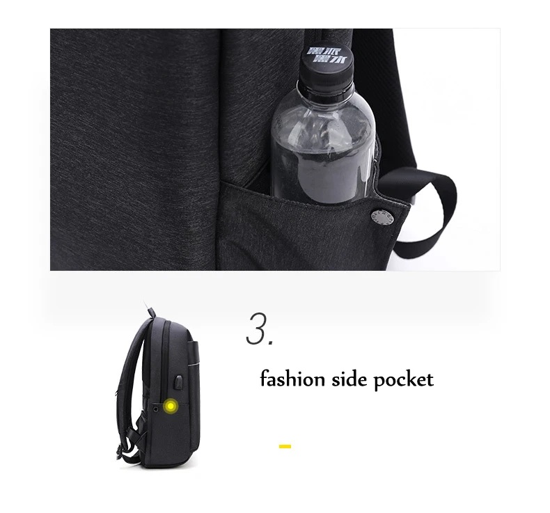 ARCTIC HUNTER, 15,6 дюймов, USB, водонепроницаемая мужская сумка для ноутбука, Спортивная, дорожная, деловая, для ноутбука, мужской рюкзак, школьная сумка, Mochila Bolsa