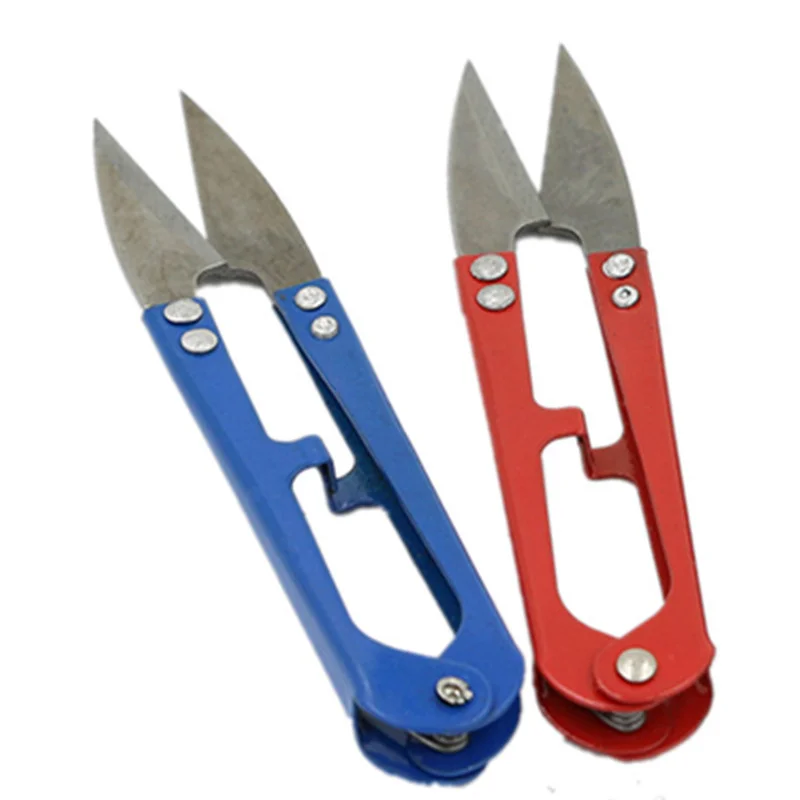 

2018 Multicolor stationery Scissors Nippers U Shape Clippers Steel High Quality Decorative Scissors Professional Tailor Scissors