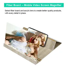 3D телефон экран Лупа стереоскопического усиления 12 дюймов рабочего кронштейн YE1.14