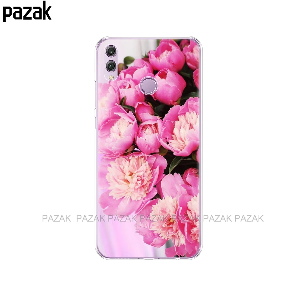 52261 Чехол для Huawei Honor 8x, чехол 6,5 дюйма, силиконовый мягкий ТПУ черный чехол для Honor 8 X, чехол с принтом, чехлы для телефонов - Цвет: 52261