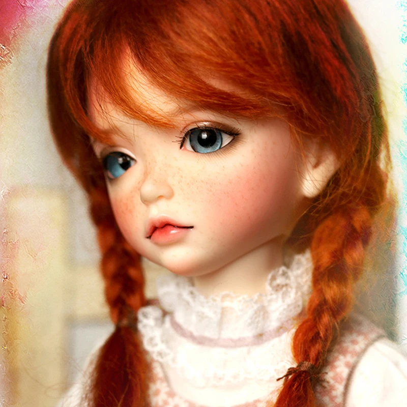 

1/6 BJD Doll BJD/SD With Fleckles LOVELY Doll For Baby Girl Birthday Christmas Gift 5