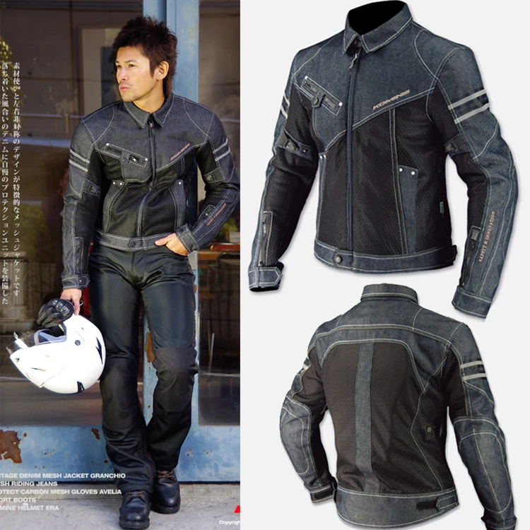 

New KOMINE 006cowboy tennis racing suitcase motorcycle ride riding and dropping motorcycle jacket motorcycle riding jacket