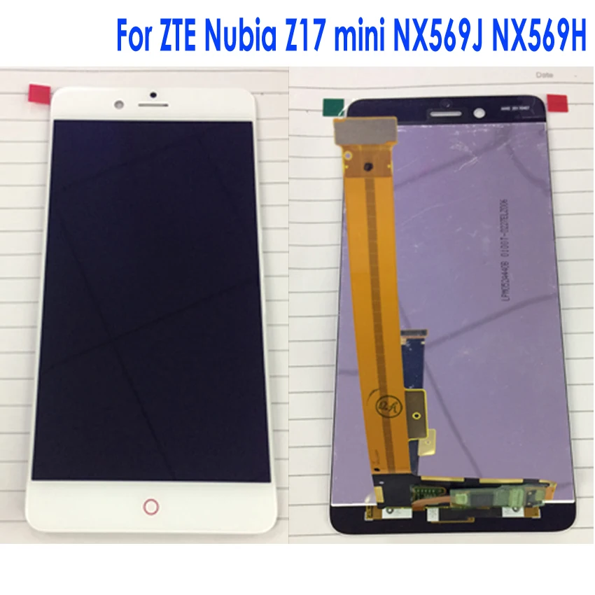 

LTPro Original Tested Working NX569H Touch Screen Digitizer LCD Display Assembly For ZTE Nubia Z17 mini NX569J 5.2" Mobile Parts