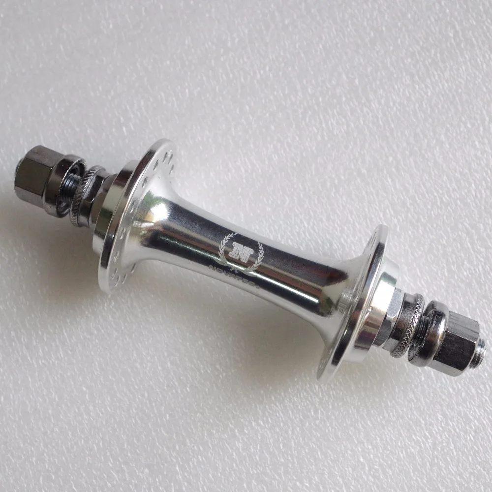 

32 Holes NOVATEC A265SBT Low Flange Bike Front Hub, Fixie, Fixed Gear Track, Single Speed Flip Flop Black Silver White