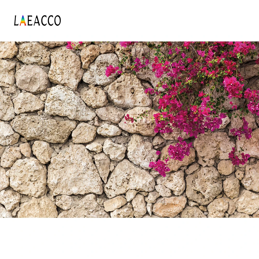 Фотофоны Laeacco кирпичная стена Фотофон цветы фоны для фотосъемки детский день