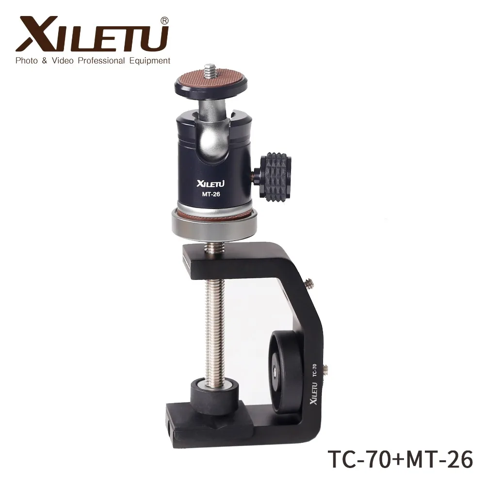 

CimaPro TC-70+MT-26 Outdoor Multifunction C Clip Tripod Ball Head Base Fixture Clamp For Cellphone Digital Camera Sports Camera