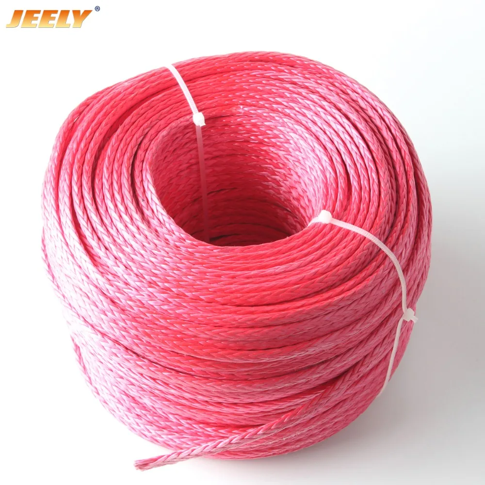 شحن مجاني 1000 M 1900LB Uhmwpe مزين تزلج رافعة سحب حبل 3 مللي متر 12 السواحل