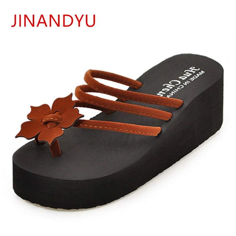 Summer Sandals Slippers,Girls Womens Fashion Bling Wedges Floral Flip Flops Slides Ladies Thongs Beach Shoes
