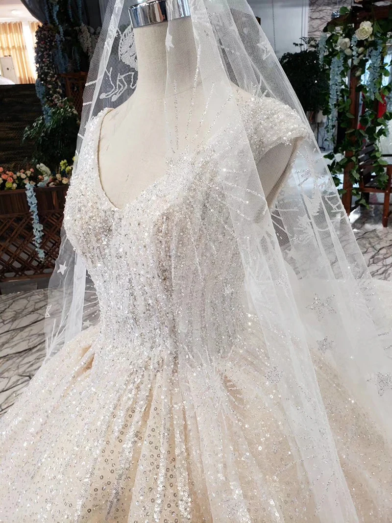HTL419 summer wedding dresses boho v-neck sleeveless shawl lace up v-back beach bridal dress gown vestido de noiva princesa (10)