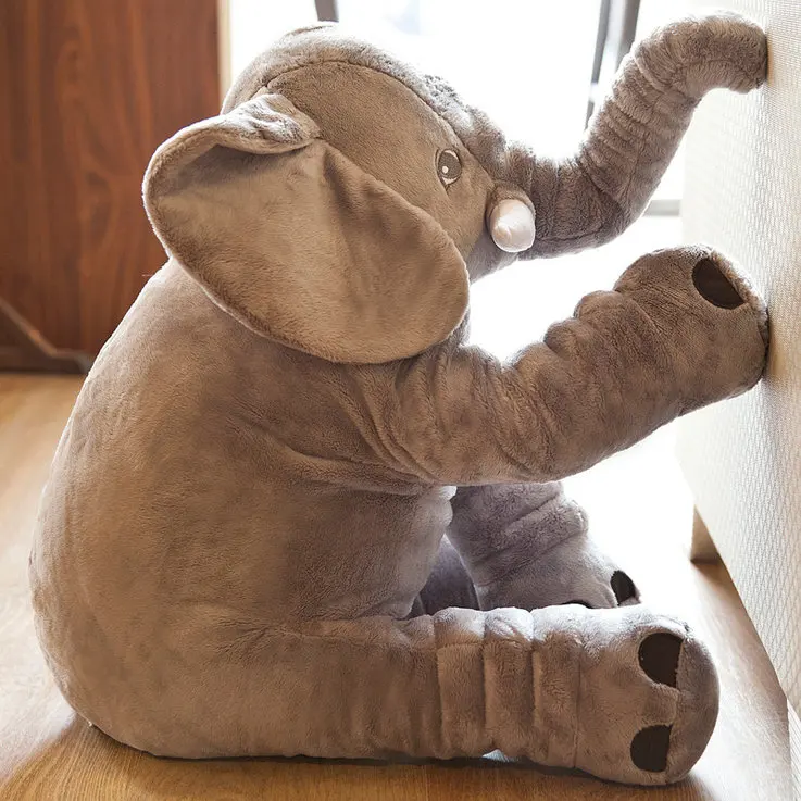 Новейшая детская мягкая подушка-Слон, плюшевые игрушки, поясничная Подушка, кукла с длинным носом