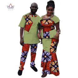 Новинка 2019 года, лидер продаж, летняя Одинаковая одежда для пар, повседневная одежда контрастных цветов, одежда для пар в африканском стиле