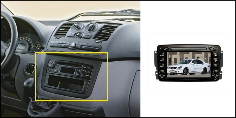 For Mercedes Benz MB V-Class Viano Vito LiisLee Multimedia TV DVD GPS Audio Hi-Fi Radio Original Style Navigation Advanced NAVI 1