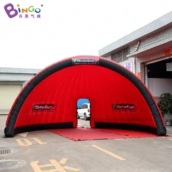 

2019 Newly 7x5.3x4mH inflatable red semicircular-tent for event or party customized theme and logo