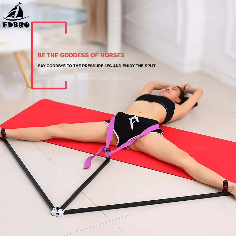 

FDBRO Training Tool for Ballet Balance Iron Leg Stretcher 3 Bar Legs Extension Split Machine Flexibility Exercise Equipment