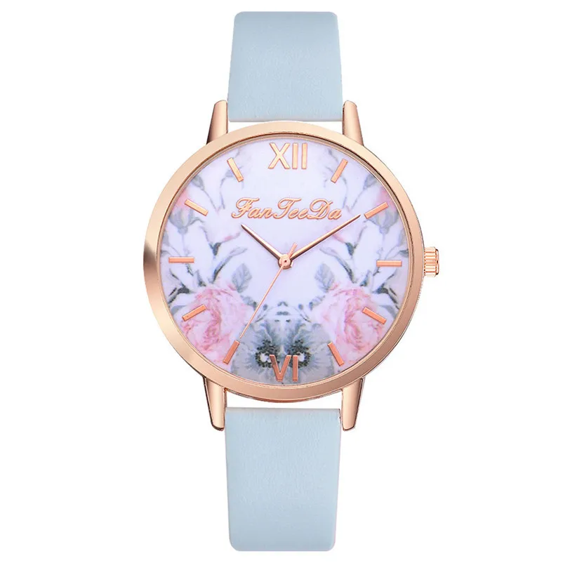 2018 Montre Femme Top Brand Luxury Women Watches leather band watch Analog Quartz Wrist Watch Clock relogio feminino J13#N (6)