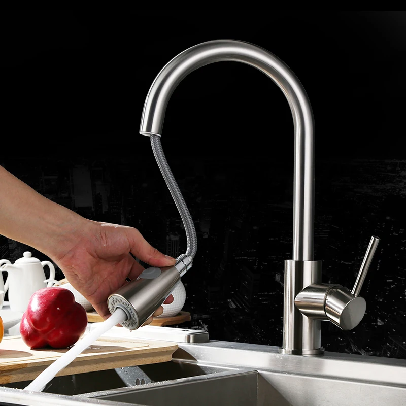 (910*430*210mm) 304 Stainless Steel Undermount Handmade Brushed Seamless Welding Kitchen Sink Set with Drawing Drainer Dispenser
