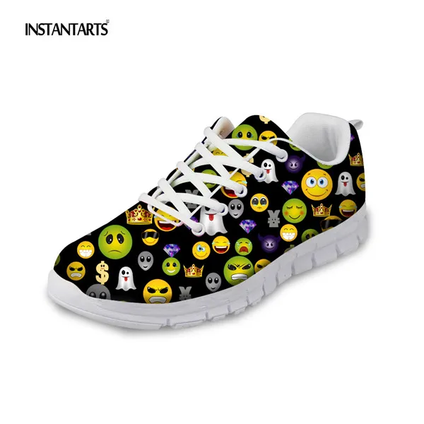 Buy INSTANTARTS Cute Emoji Smile Face Printing Casual