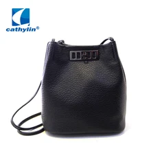 Euro-American style High Quality Fashion 4 Colors Vintage Tassels Hobo Bucket Shoulder Cross Matte PU Leather Body Bags