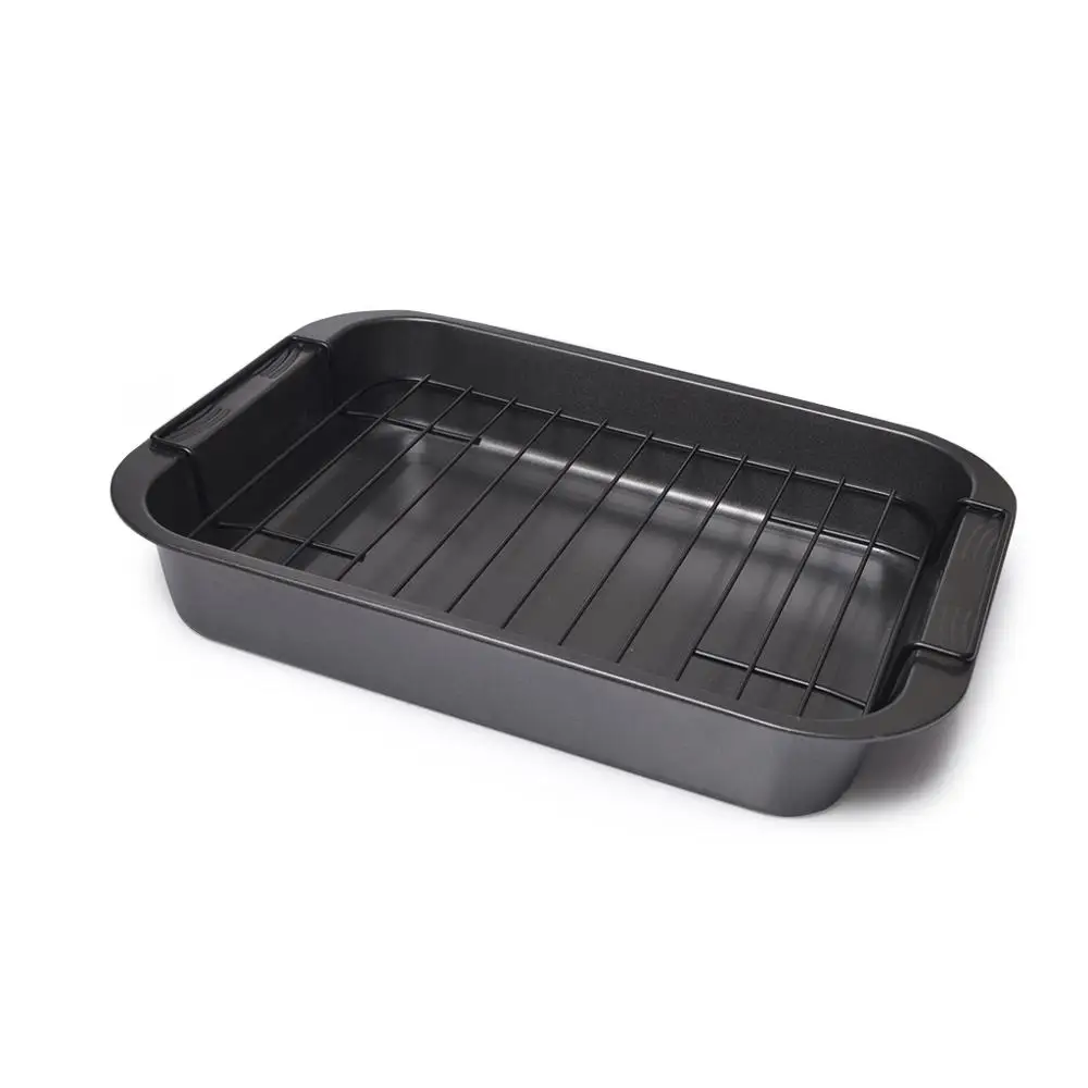 

FISSMAN 15inch Roaster Pan with Rack Nonstick Coating Bake Pan