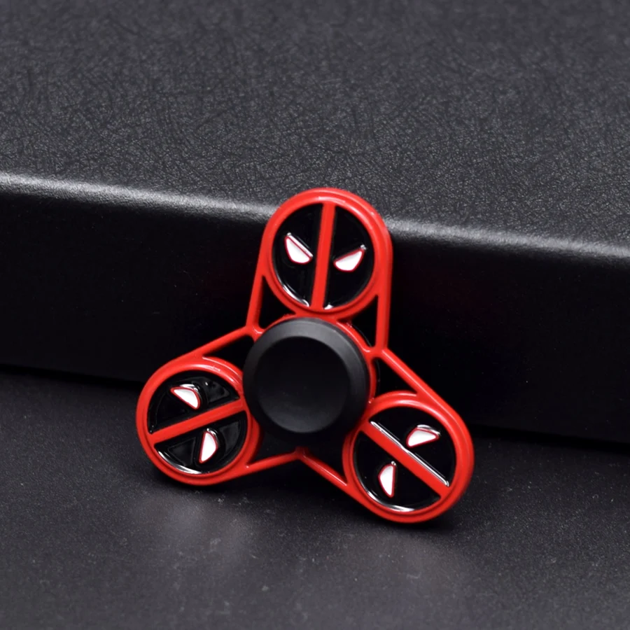 

Deadpool Wonder Woman Hand Spinner For Autism And ADHD Rotation Time Long Anti Stress Toys