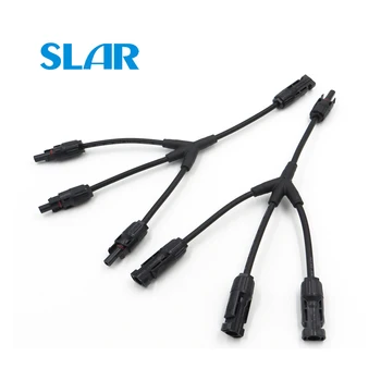 

PV 3Y Branch parallel connection 30A 1000V Electrical PV-3Y Connector Photovoltaic 3pcs solar Panel Cable Wire Connect