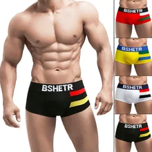 BSHETR брендовые 4 шт./партия мужские s наборы боксеров Мужское нижнее белье Homme Cueca шорты Боксеры хлопковые сексуальные мягкие мужские трусы боксеры