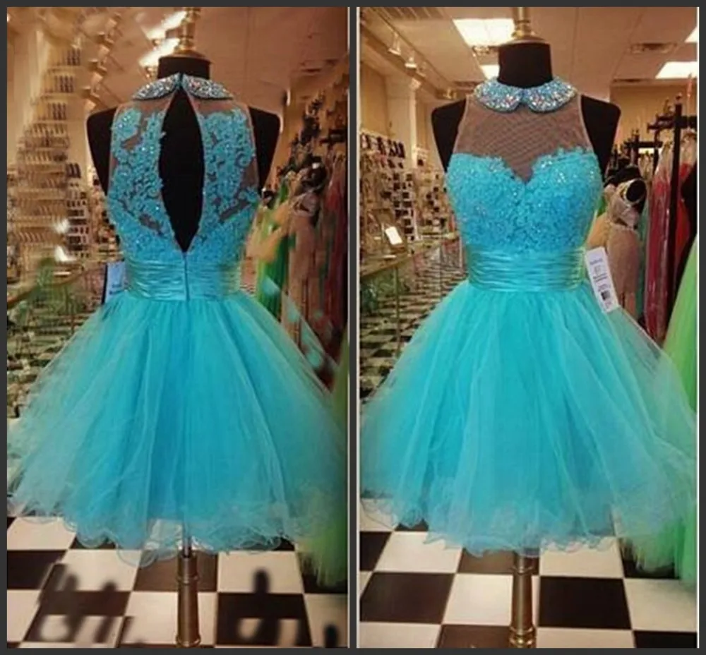 2017 Actual Image Sheer Neck Dresses Under 100 Open Back