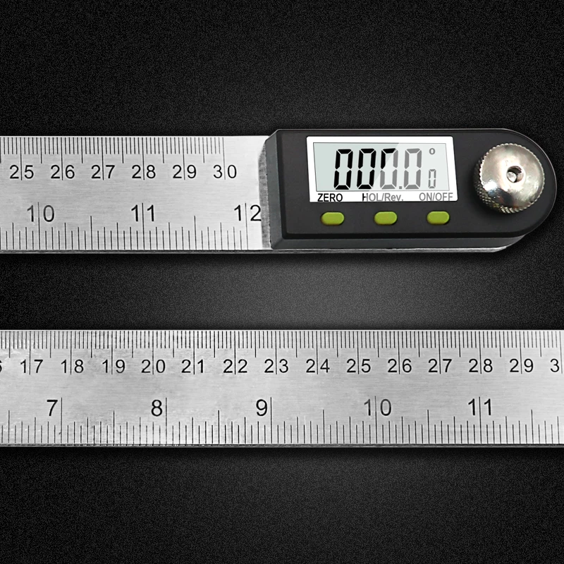 300 мм 1" из нержавеющей стали цифровой измеритель уклономер, угловой цифровой Линейка электронный Гониометр угломер