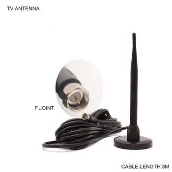 

Digital Indoor Antenna For HDTV DVBT2 DVBT With 3m F Joint Cable Ch.13-57 1dB UHF DTMB For Terrestrail TV Receiver