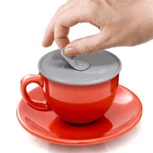 Easy pulled Silicone Cup Lid Keep your stuff hot and fresh Novelty Anti dust leak proof