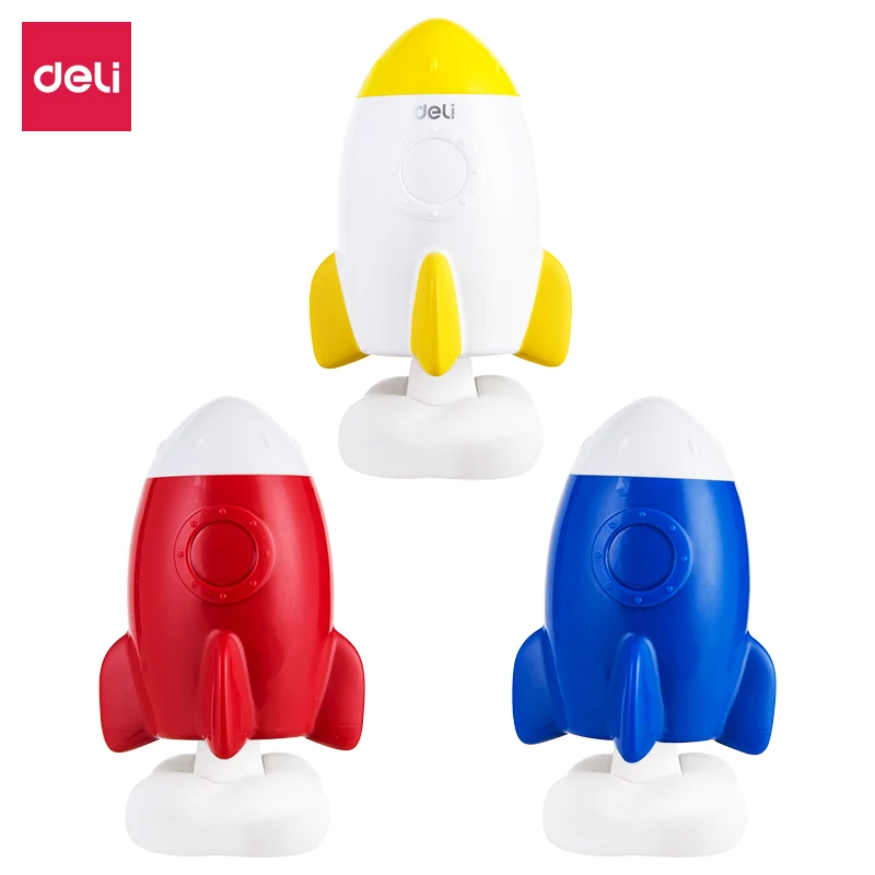 

Creative rocket lovely style pencil sharpener with eraser