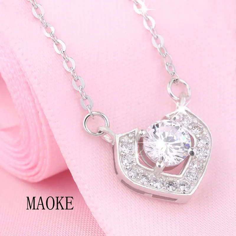 Женская подвеска в виде сердца из серебра 925 пробы|f pendant|925 sterling silver pendantsterling pendants |