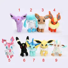 16-23 см карманная кукла Eevee Sylveon Espeon flarion Umbreon Glaceon Jolteon Vaporeon Leafeon мягкая плюшевая игрушка