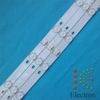 

6set 775mm*17mm 10leds LED Backlight Lamps LED Strips w/ Optical Lens Fliter For 40'' TV Monitor Panel New