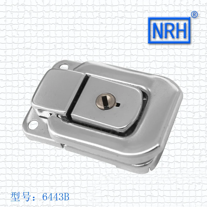 NRH 6443B steel toggle draw latch chrome finish briefcase & suitcase