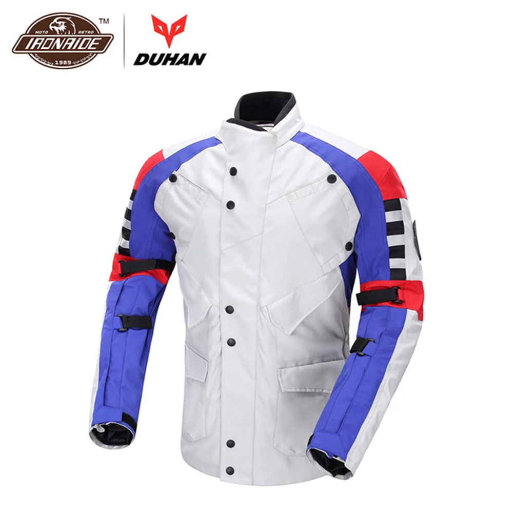

DUHAN Windproof Motorcycle Jacket Off-road Racing Protective Jacket Motorcycle Anti Fall Riding Jacket Motor Protector Jacket