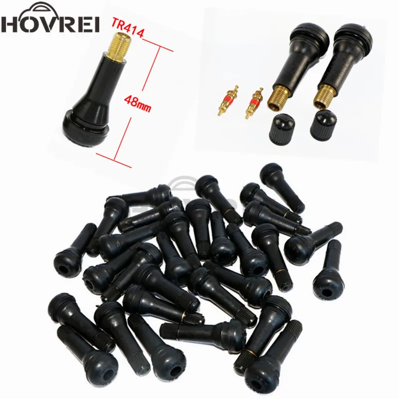 4pcs/LOT TR414 Car Tyre Wheel Rims Stem Air Valve Cap Valve Dust Cover Tubeless Tire Valve