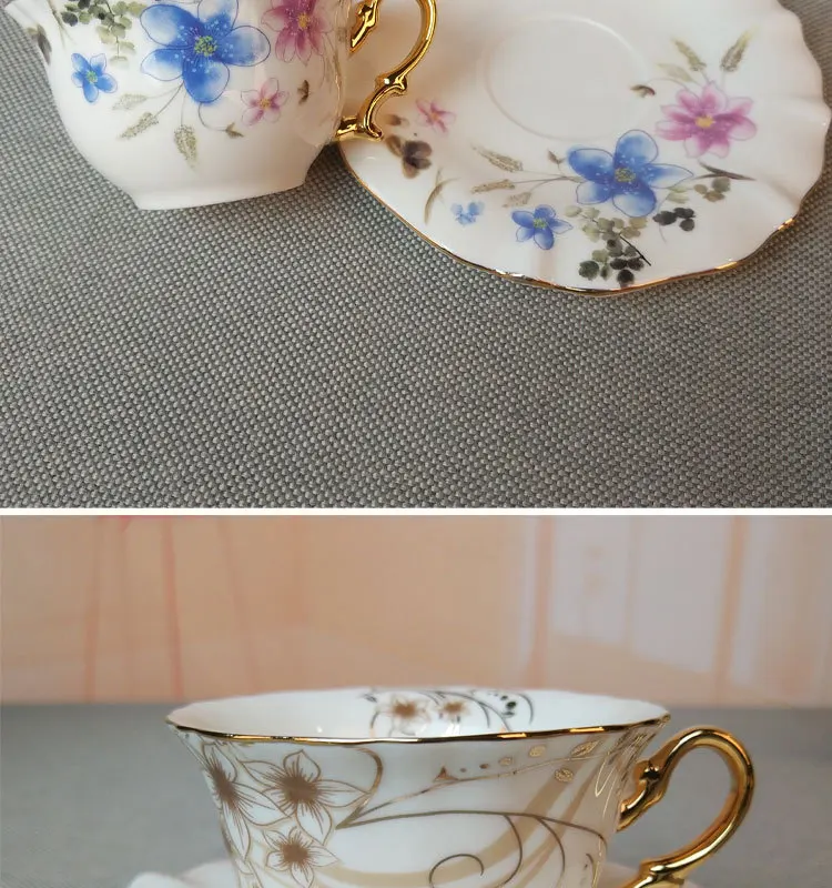 Европейские маленькие керамические чайные чашки, кофейная чашка и блюдце набор британская черная чайная чашка простая концентрированная чашка капучино