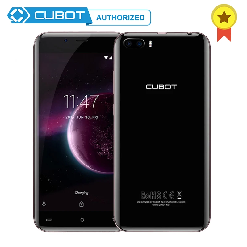 Cubot Magic двойной задняя камеры 4 ядра MT6737 Android 7 0 мобильный телефон 3 GB Оперативная